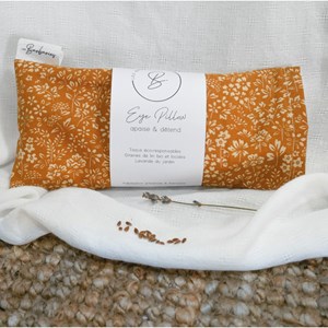 Coussin yeux lin lavande - florea