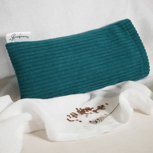 Coussin yeux lin lavande - velours