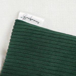 Coussin yeux lin lavande - velours