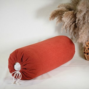 Coussin de yoga - bolster velours côtelé
