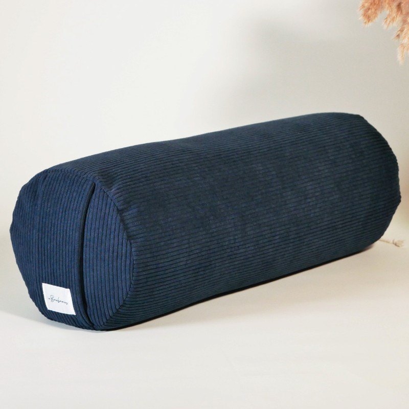 Coussin de yoga - bolster velours côtelé