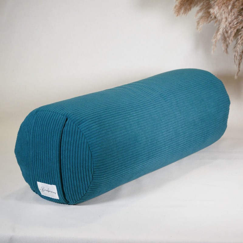 Coussin de yoga - bolster velours côtelé
