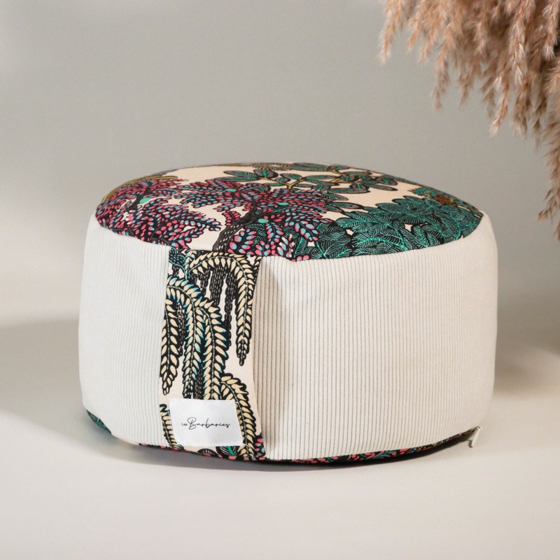 Zafu coussin de méditation haut velours