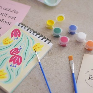 Carnet de coloriage- kit diy