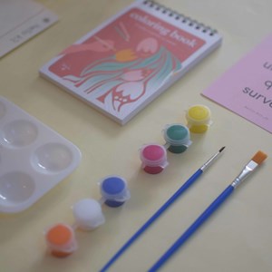 Carnet de coloriage- kit diy