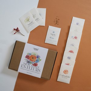 Coffret fleurs • 12 sachets de graines