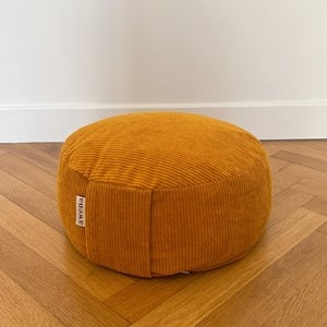 Zafu - coussin méditation moutarde