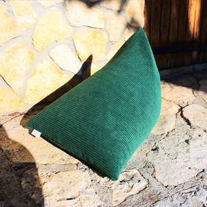 Berlingot - coussin méditation vert