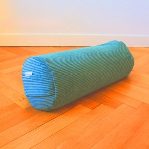 Bolster - coussin de yoga bleu vert