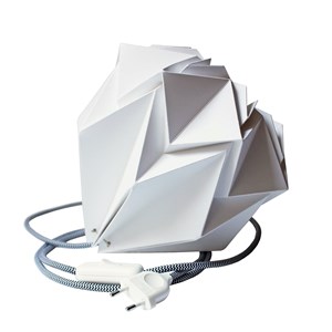 Baladeuse origami couleur uni en papier