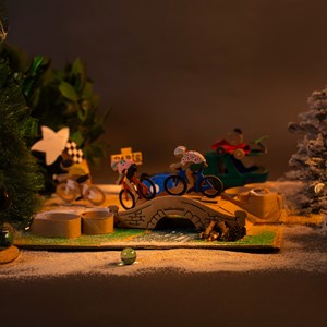 Maquette en carton de kit circuit