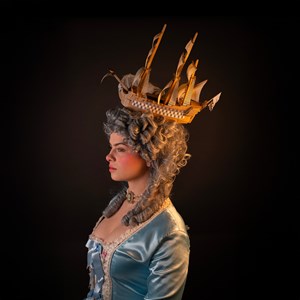 Maquette du vaisseau de louis 14