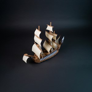 Maquette du vaisseau de louis 14