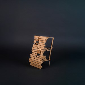 Maquette de bateau pirate en coupe