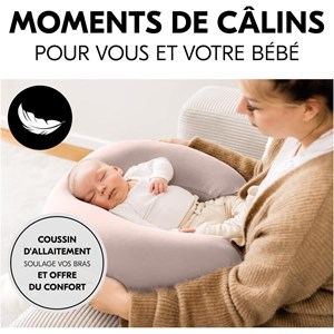 Coussin de maintien nurse n feed rose