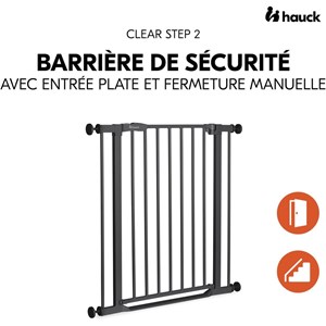 Barrière clear step autoclose 2 gris