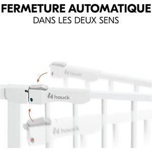 Barrière clear step autoclose 2 blanc