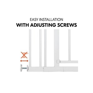 Barrière open n stop  2 set +9 cm blanc