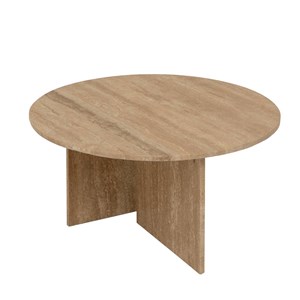 Table basse ronde en marbre grâce