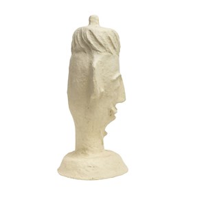 Sculpture buste en papier mâché