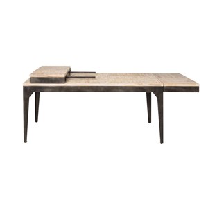 Table à manger avec allonges en bois