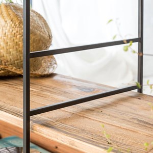 Bibliothèque en bois recyclé 180 cm