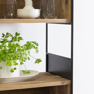 Bibliothèque en bois recyclé 90 cm