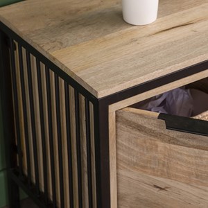 Meuble tv en bois de manguier et métal