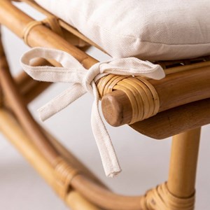 Fauteuil cinéma en rotin 1 place mayeul