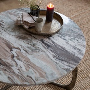 Table basse en marbre