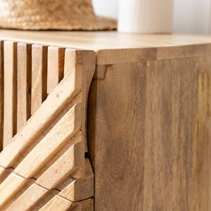 Meuble tv en bois de manguier