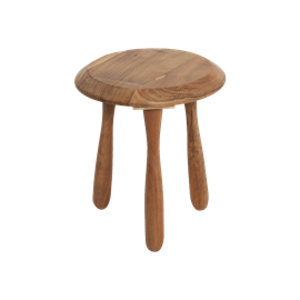Tabouret en bois d'acacia