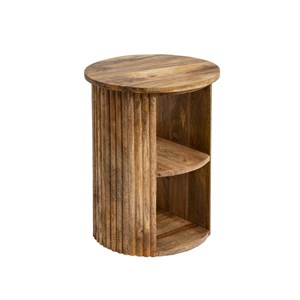 Table de chevet en bois de manguier