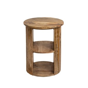 Table de chevet en bois de manguier