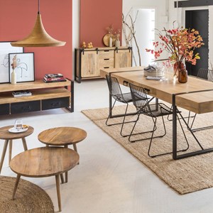 Table à manger en bois de manguier