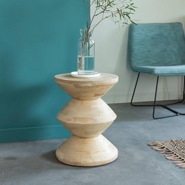 Bout de canapé en bois de manguier