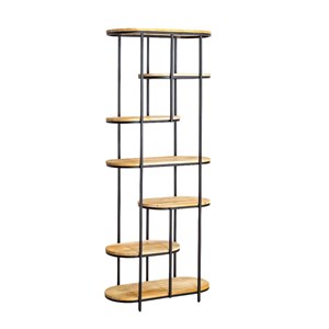 Etagère en bois de manguier et métal