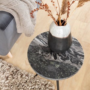 Bout de canapé en marbre