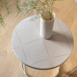 Bout de canapé en métal gwen