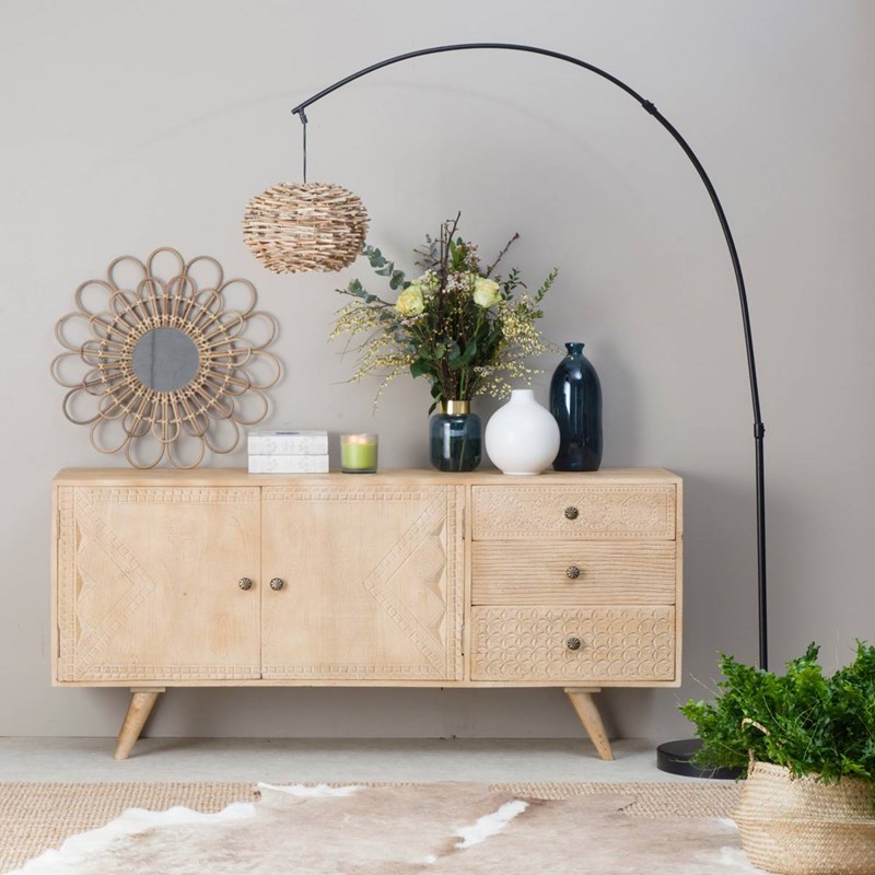 Buffet en bois de manguier kamila