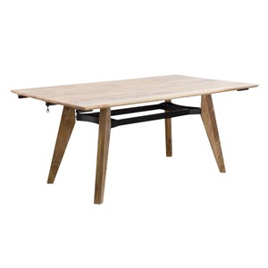 Table à manger avec allonges en bois