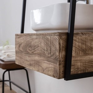 Meuble sous vasque suspendu 1 vasque