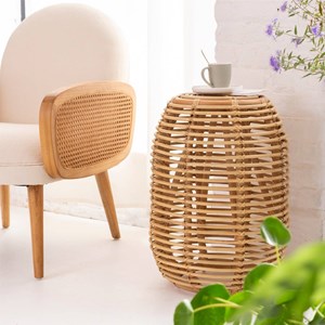 Bout de canapé en rotin rattan