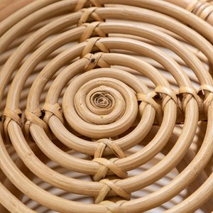 Bout de canapé en rotin rattan