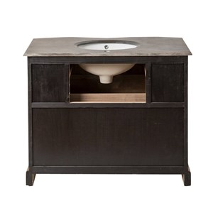 Meuble salle de bain en bois recyclé