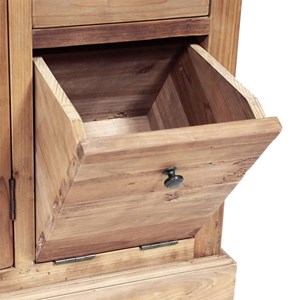 Meuble sous vasque en bois recyclé