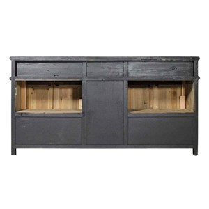 Meuble sous vasque en bois recyclé