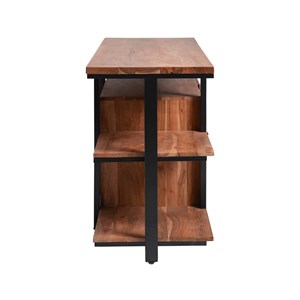 Meuble salle de bain en bois et métal