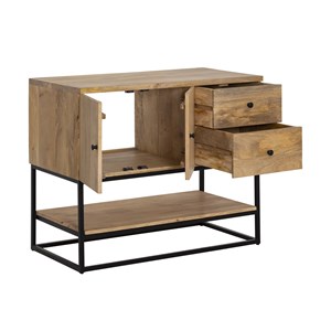 Meuble de salle de bain en bois d'acacia