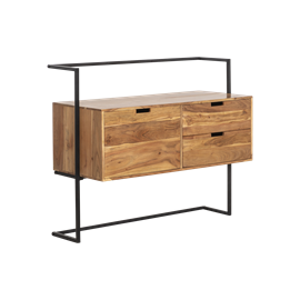 Meuble de salle de bain suspendu en bois